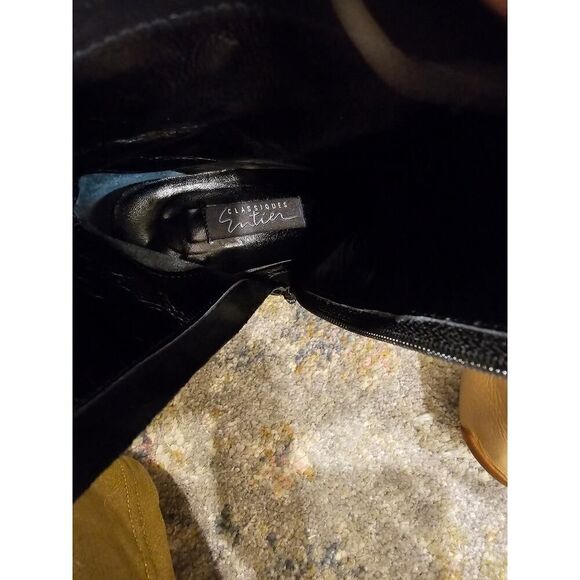 Classiques Women's Black Leather Ankle Boots Size 5.5 - Picture 8 of 8